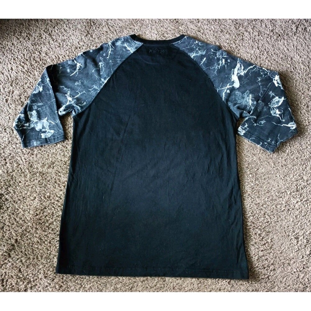 10 Deep T-Shirt Men's Size Large Graphic Print Baseball Sleeve - Picture 5 of 8